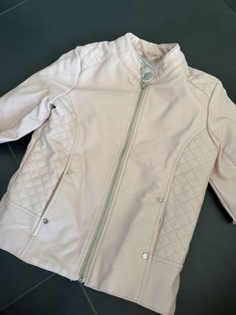Jacke, Gr. 8-9, Lederimitat, Top Zustand!