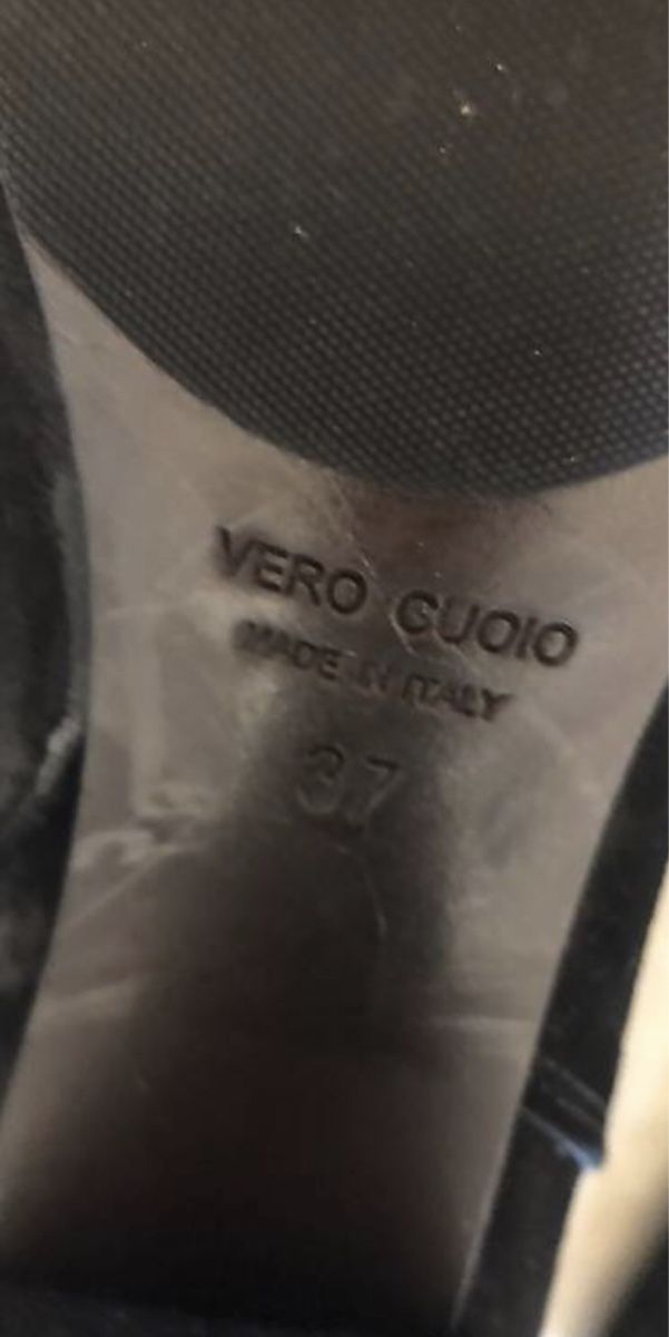 Scarpe da donna: Schwarze Wildlederstiefel, Gr. 37 – Usato da Basel venduto da anna123456789 4