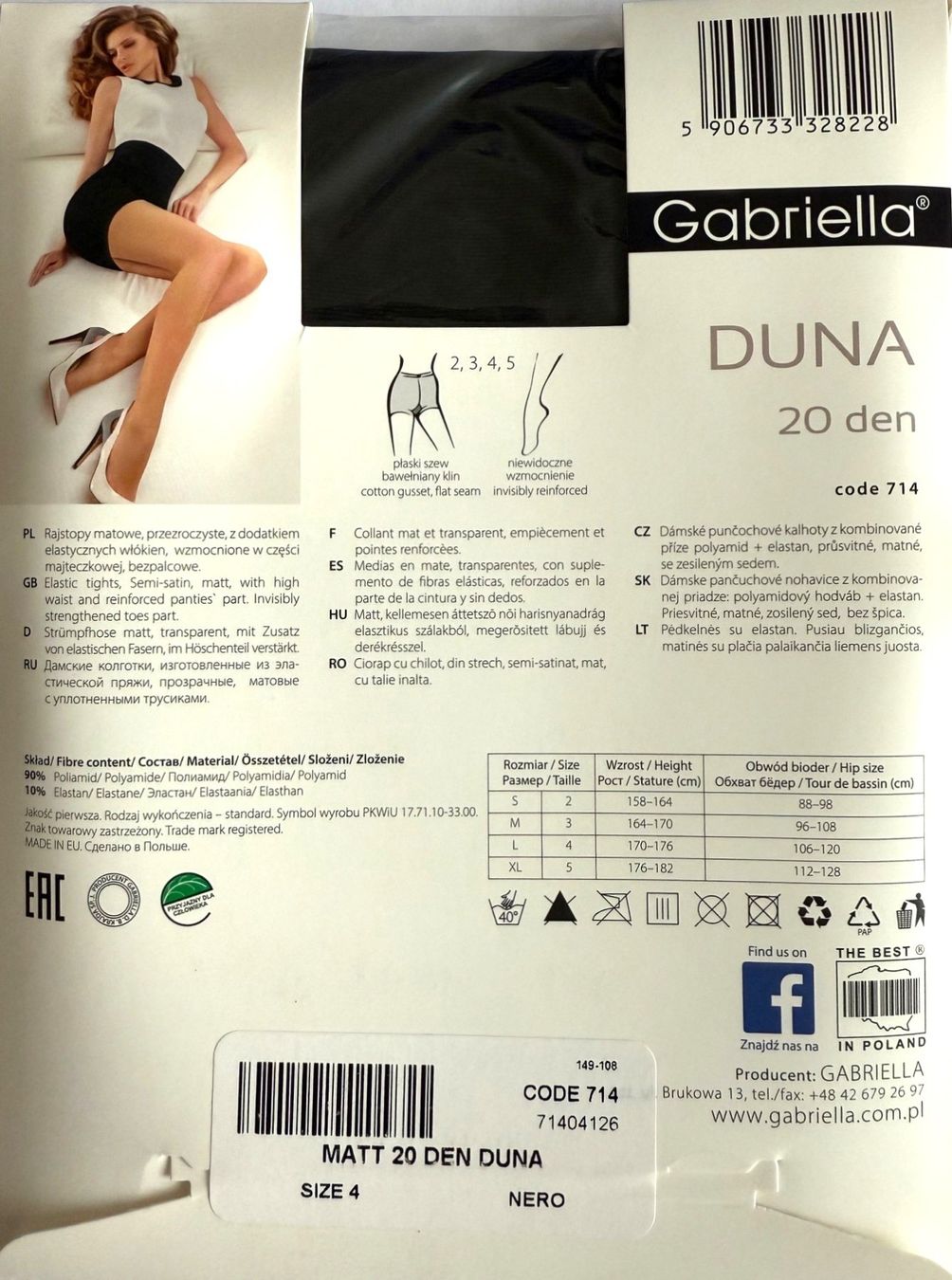 Calze & Collant: Strumpfhose Gabriella Duna – Nuovo e nell'imballaggio originale da Menziken venduto da ABA60 1