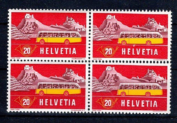 Tous les timbres: CH-Briefmarke, Vierer Blocks 1953 – D'occasion à Wald ZH par solda86ld 2