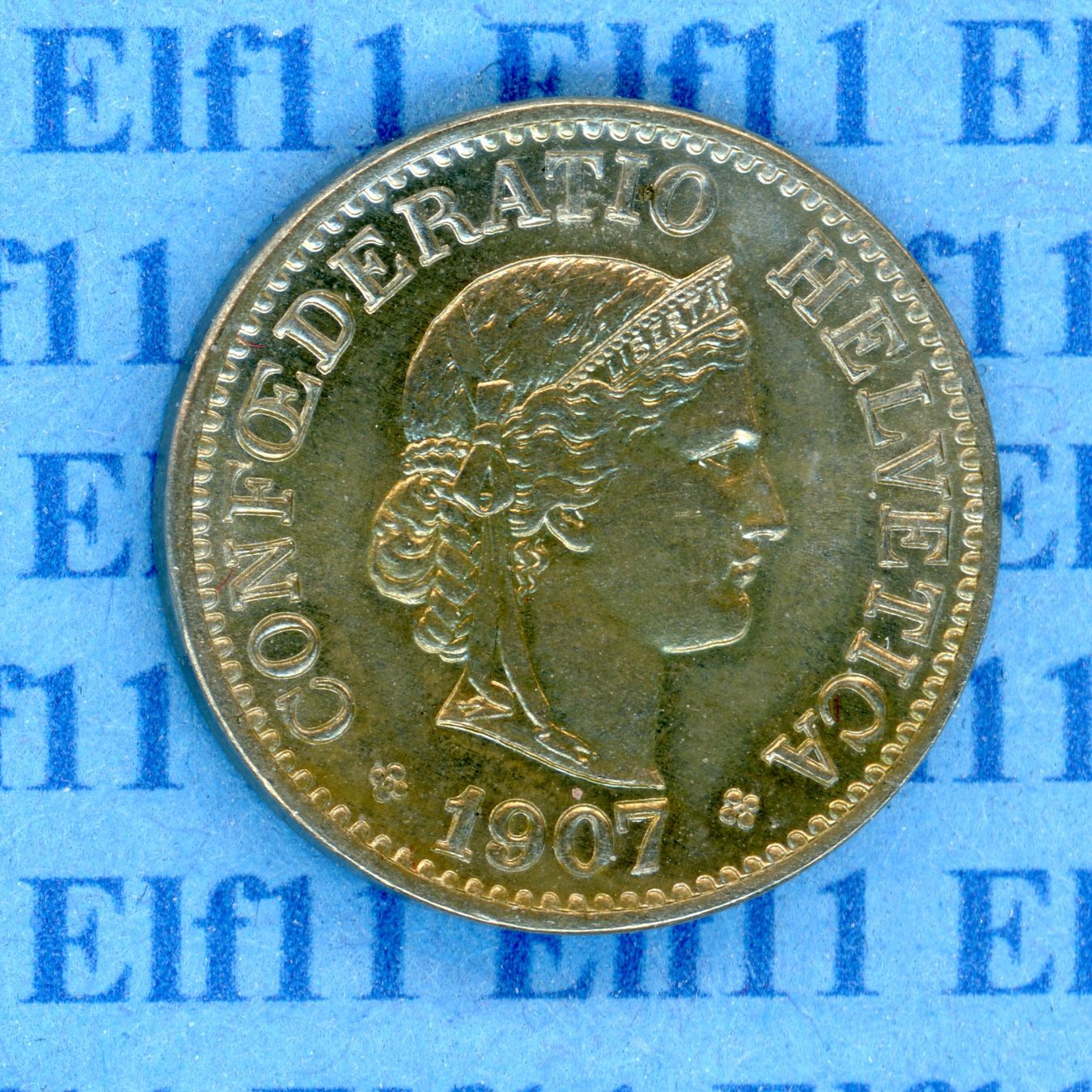 Tutti le monete: CHF___0.10 1907 stgl 10 Rappen – Nuovo (secondo la descrizione) da Widnau venduto da Elf11