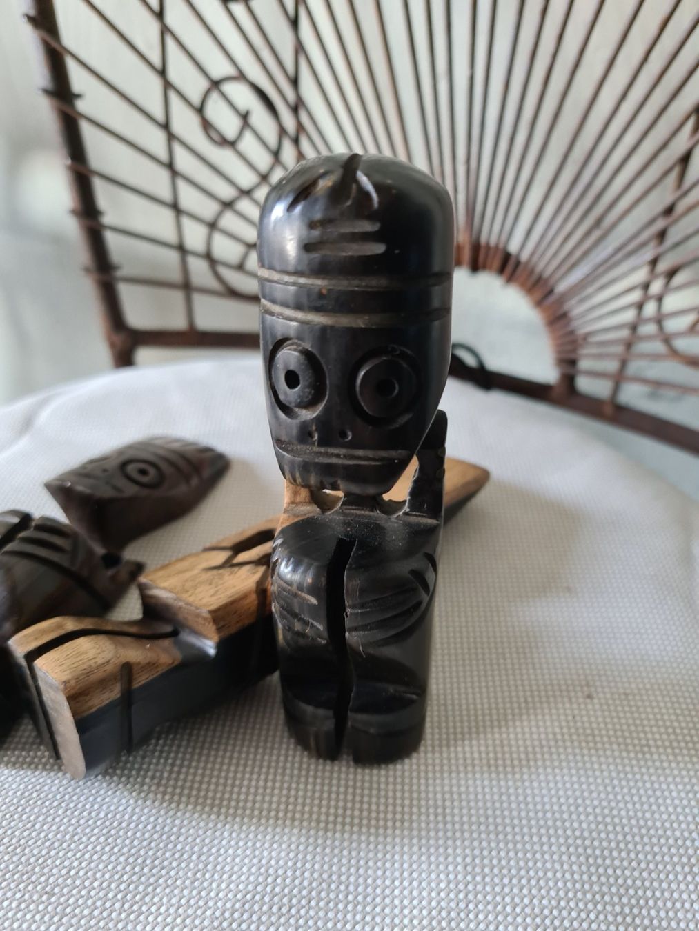 Figuren: 3 Ebany Figuren (Ebenholz) – Gebraucht aus Ebmatingen von Gelegenheit77 5