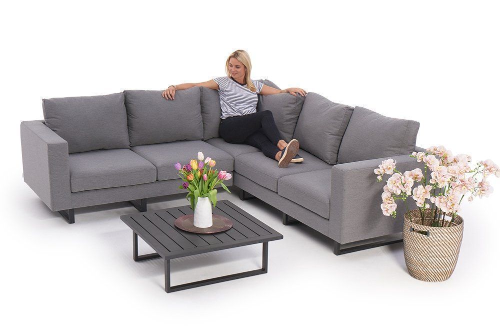 Divani: Sofa Outdoor grau – Nuovo e nell'imballaggio originale da Bern venduto da rattan-lounge 1