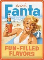 Blechschild 3D-DRINK FANTA-FUN-FILLED-FL30x40 cm