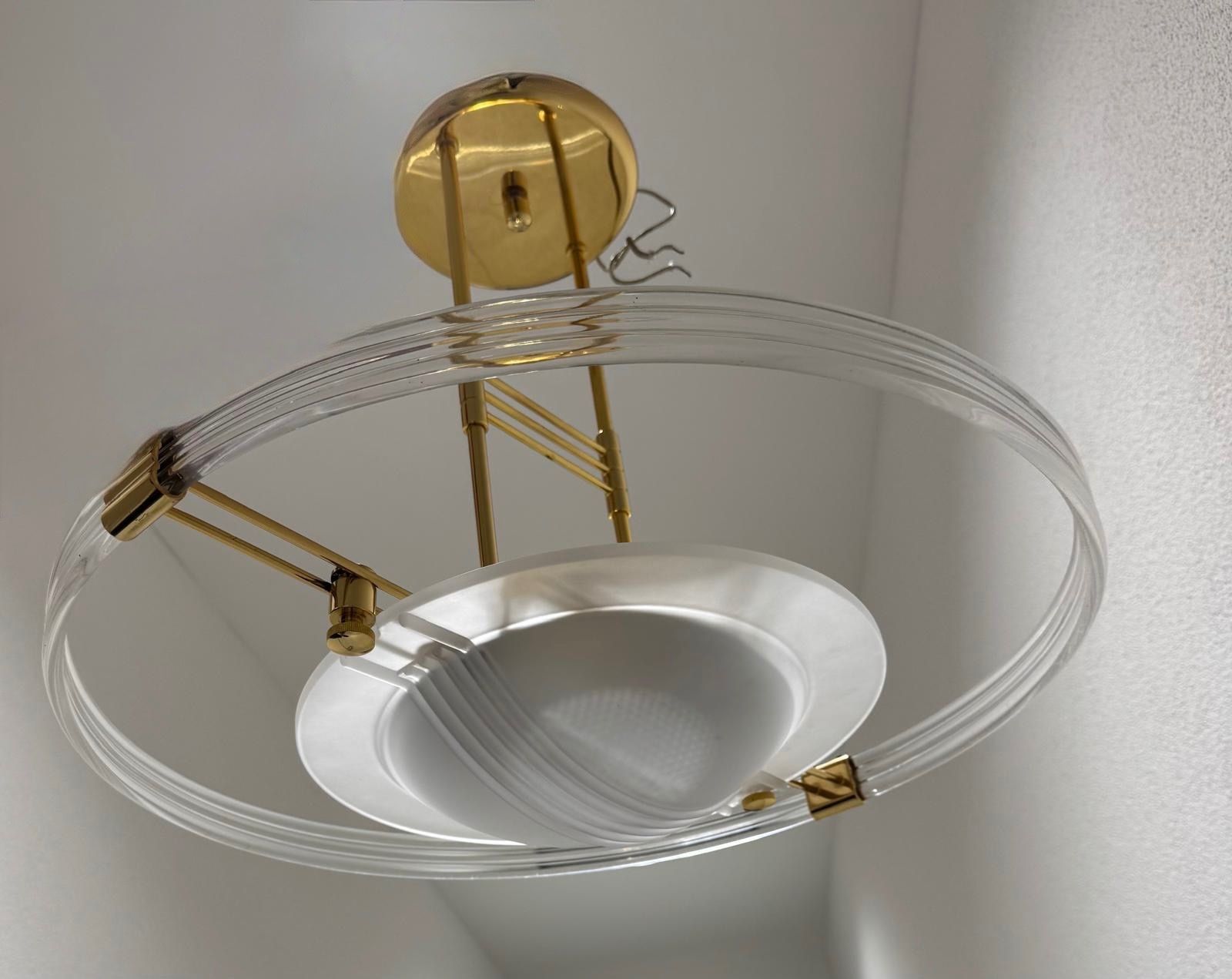 Lampade: Moderne Lampe aus Glas, Plexiglas und Metall – Usato da Zollikon venduto da gab_v26c 4
