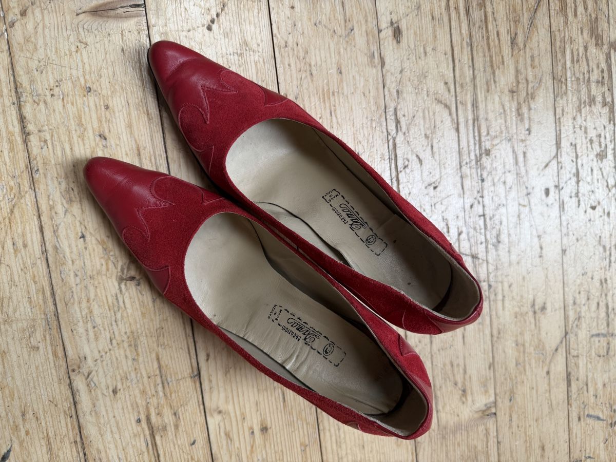 Scarpe da donna: Rote Pumps von Creazioni Dama – Usato da Donat venduto da troja007