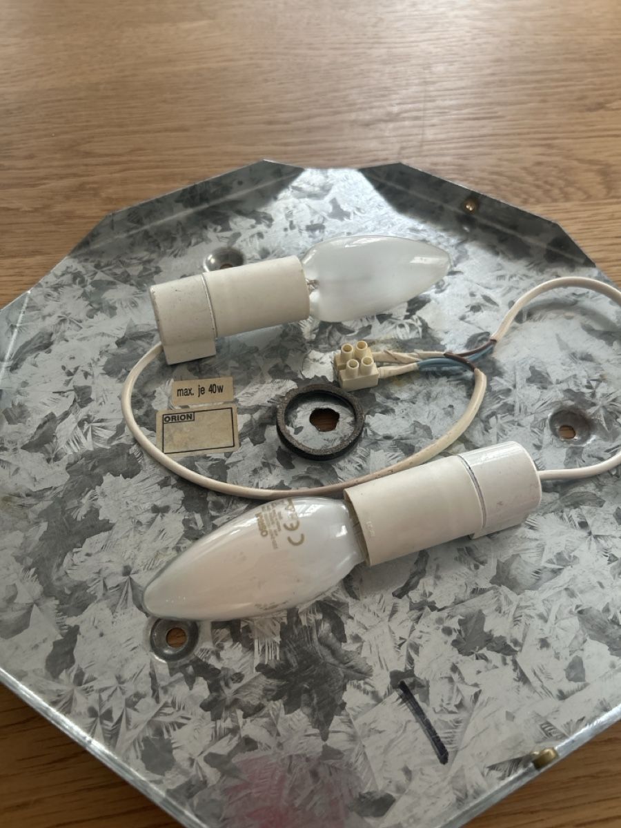 Orion Kronleuchter & Deckenlampen: Deckenlampe Leuchte Vintage Hoffman Messing – Gebraucht aus Herisau von Renee30 4