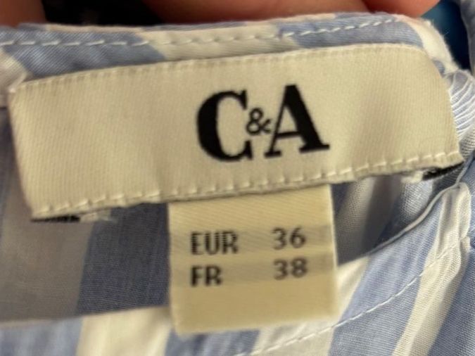 C&A Camicette: Blaue Bluse Classic, Gr. 36 – Usato da Zürich venduto da kar_7sfj 2