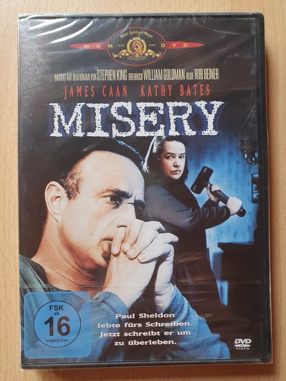 DVD MISERY - Stephen King - Kathy Bates, James Caan | Kaufen auf Ricardo