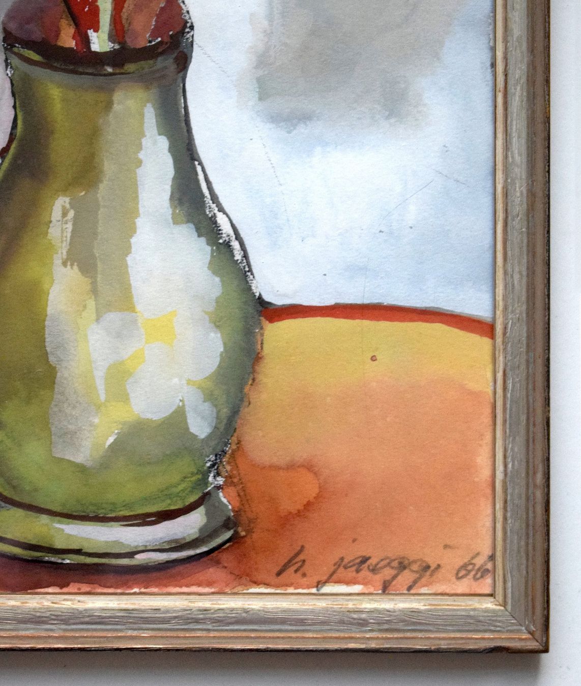 Dipinti: JAEGGI Stillleben expressiv 1966 Blumen – Usato da Zürich venduto da kunstarchiv.online 8