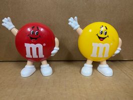 M & Ms 1991 yellow and red