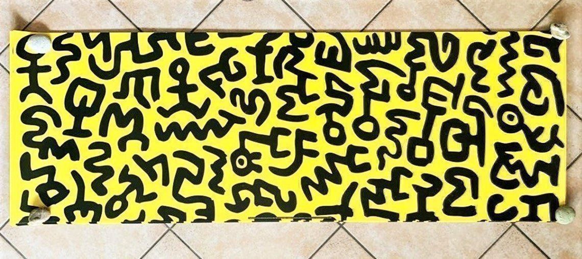 Foto & Immagini: Keith Haring - Seltenes Vintage Poster – Usato da Ponte Tresa venduto da 11GalleriaAlterEgo11 1