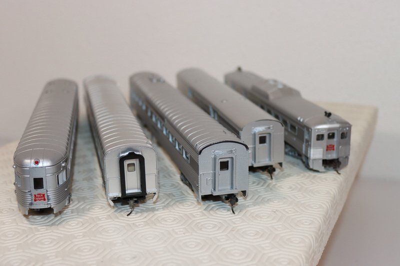 Modellini di ferrovie: 5 US Wagen ( 665 ) – Usato da Kerzers venduto da Winu64 7