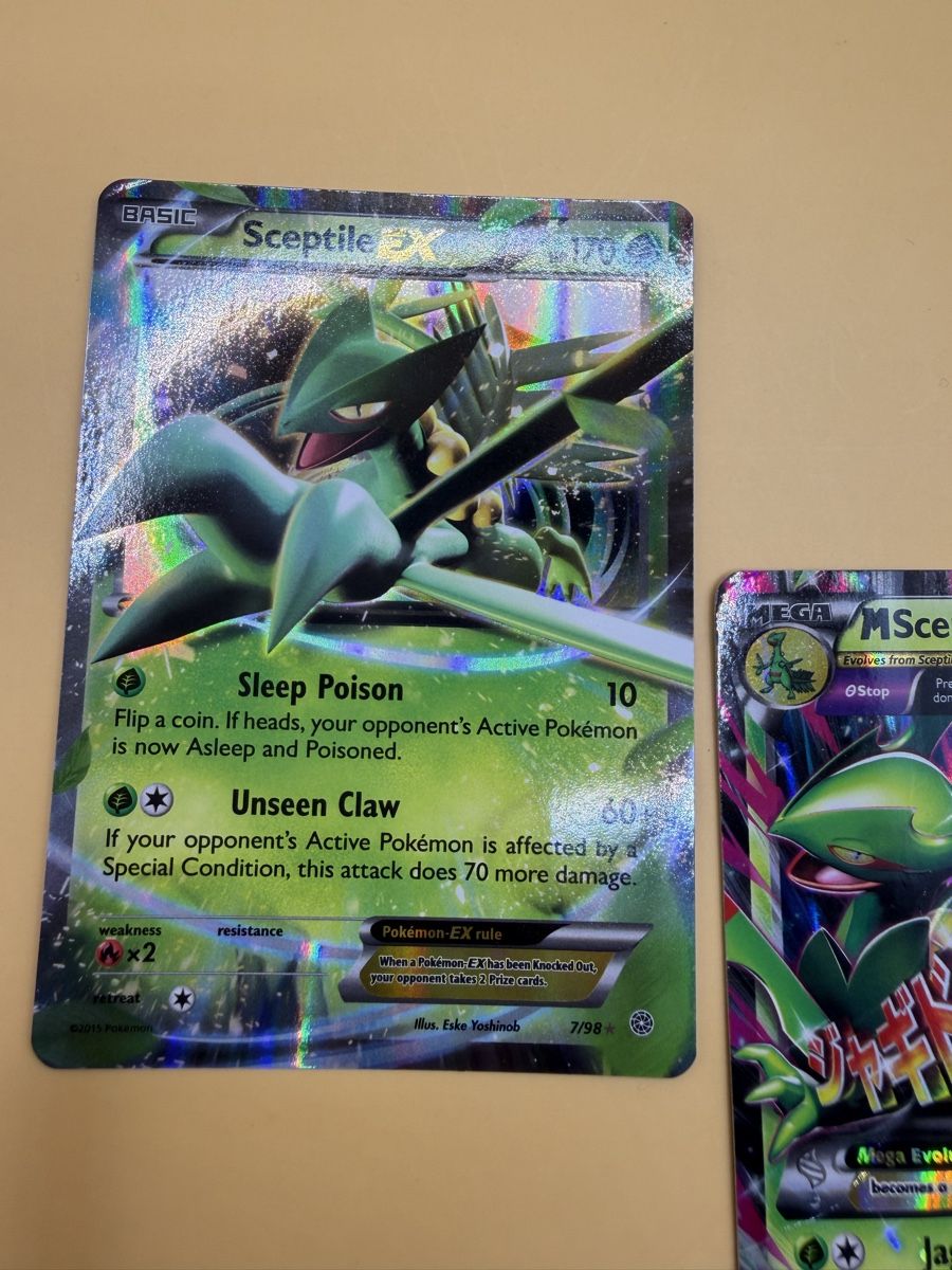 Pokémon Carte collezionabili: Mega Sceptile EX & Sceptile EX  – Usato da Wetzikon ZH venduto da KartenKid 3