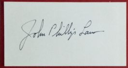John Phillip Law 1937-2008 Autogramm signiert Karte 7x13cm
