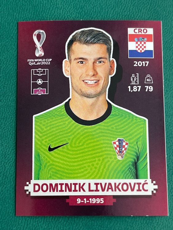 Panini WM2022 CRO 3 Dominik Livaković | Kaufen Auf Ricardo