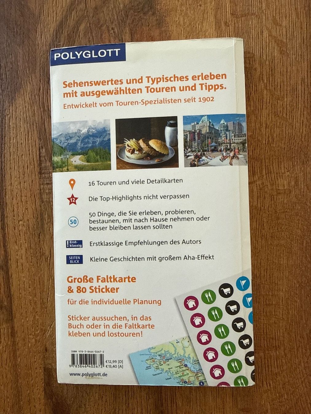 Bücher: POLYGLOTT Reiseführer Kanada West mit Karte – Gebraucht aus Zürich von Gekuu 1