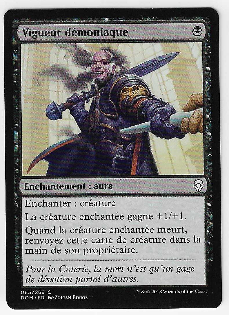 Magic The Gathering Carte collezionabili: [MTG] Demonic Vigor [fr] – Usato da Nyon venduto da LucidumMTG