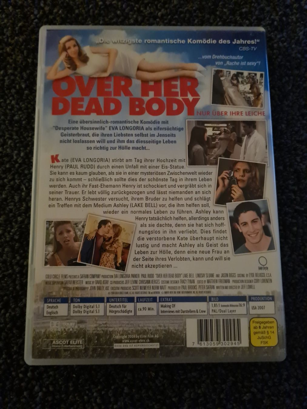 Tutti i DVDs: OVER HERDEAD BODY(12555) – Usato da Ruswil venduto da M71 1