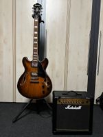 Ibanez E-Gitarre, Marshall Box, Zubehör