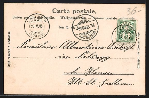 Cartoline postali: Wald /ZH, Alp Scheidegg, Kinder der Wirt – Usato da Berlin venduto da bartko-reher 1