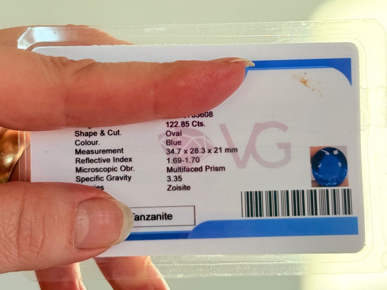 Pietre preziose: 122.85 Ct Oval Cut Loose Gemstone – Nuovo e nell'imballaggio originale da Genève venduto da AWWA 9