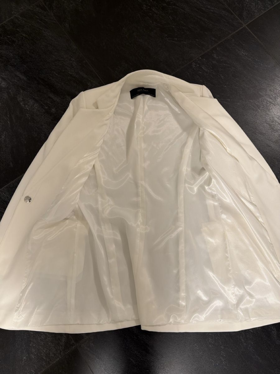 Zara Giacche: Blazer neu M zara weiss – Nuovo (secondo la descrizione) da Däniken SO venduto da NBdesign 4
