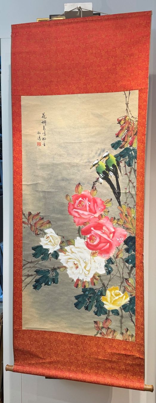 Poster & Bilder: Rollbild Japan Kakejiku "Tori" – Gebraucht aus Bern von mbtiti 1