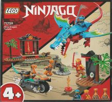 LEGO 4+ NINJAGO 71759 NINJA DRAGON TEMPLE new