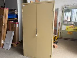 massiver Metallschrank lll BIGLA mit Schlüssel 100x40x180cm