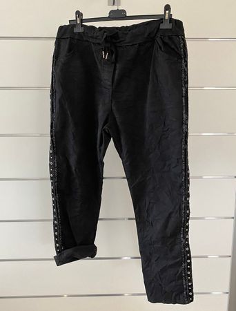 Hose mit Strass Nietensteinchen - Grösse ca. 42/44