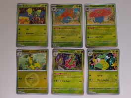 Pokemon Karten Set 6 Stck. guter Zustand