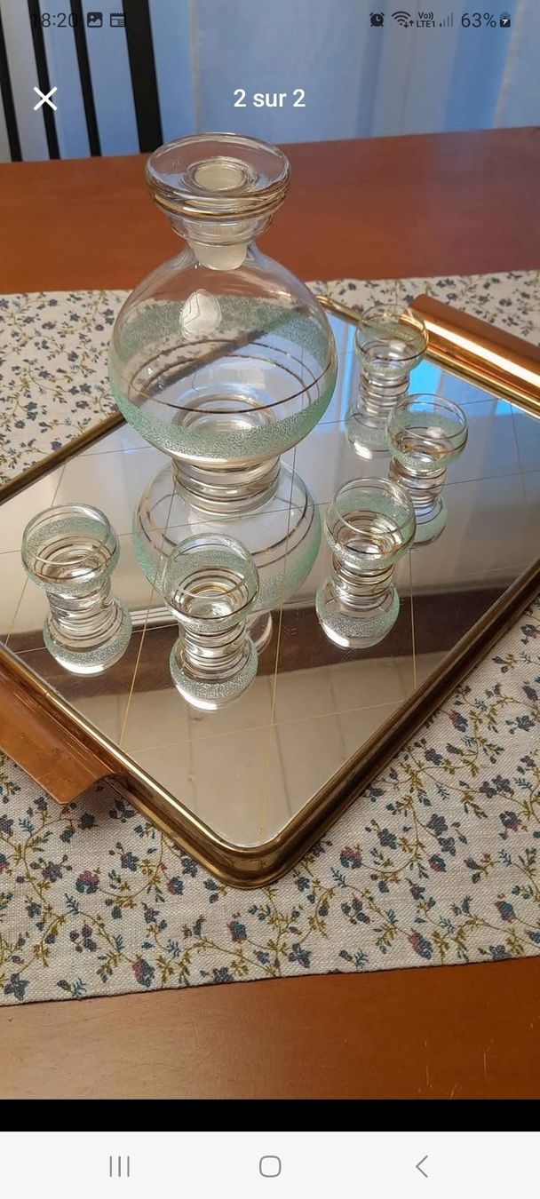 Caraffe: Carafe et verres vintage – Usato da Pleigne venduto da lulu0012