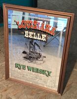 Spiegel Louisiana Belle Rye Whisky Holzrahmen