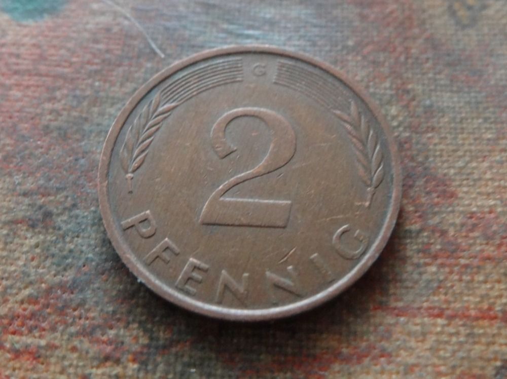 Alle Münzen: DEUTSCHLAND 2 Pfennig 1971 – Gebraucht aus Romanel-sur-Lausanne von Swift13 1