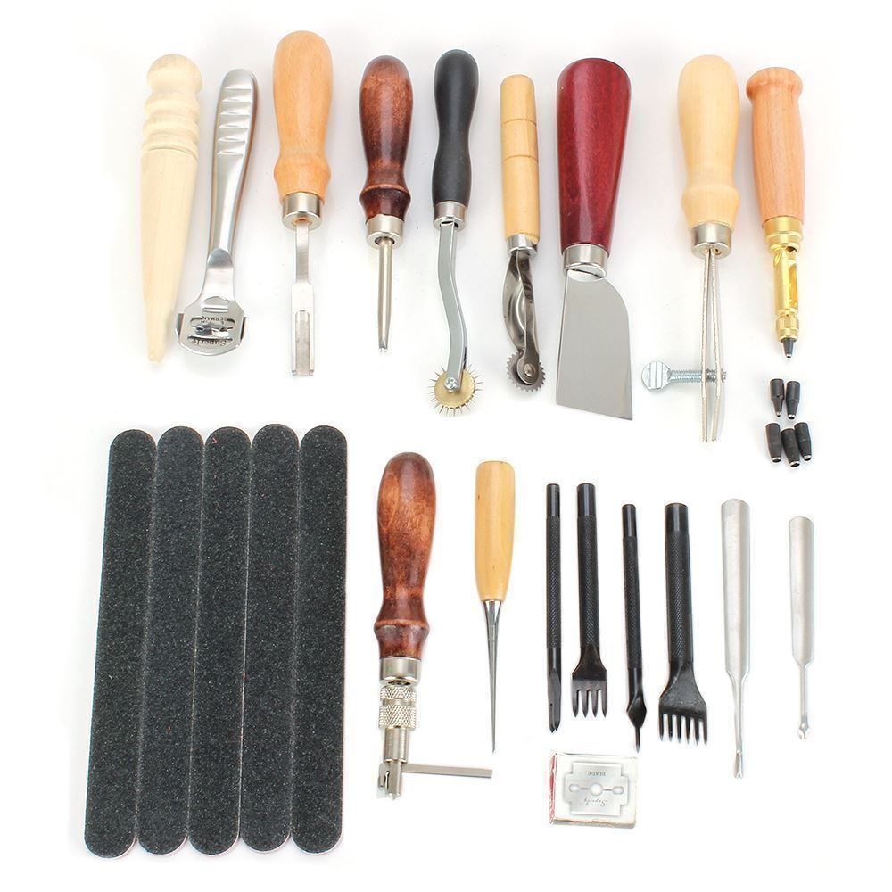 Alle Werkzeuge: 18PCS DIY Leather Stitching Leder Nähen – Neu (gemäss Beschreibung) aus Thun von coverall 8
