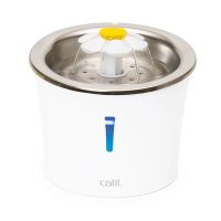 Cetit Katzen Trinkbrunnen Edelstahl Blume trinken Wasser