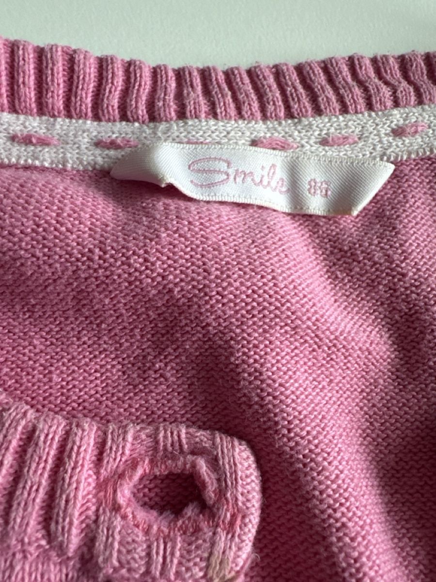 Pullover & Sweatshirts: Strickjacke Smile rosa Gr 86 – Gebraucht aus Zürich von PetraCarmen 1