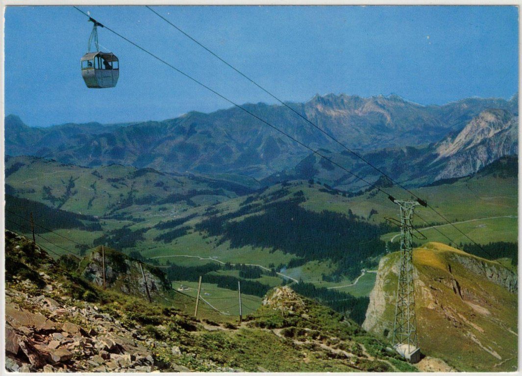 Cartes postales: Col des Mosses - Gondelbahn Pic Chaussy – D'occasion à Binningen par Mountainrider