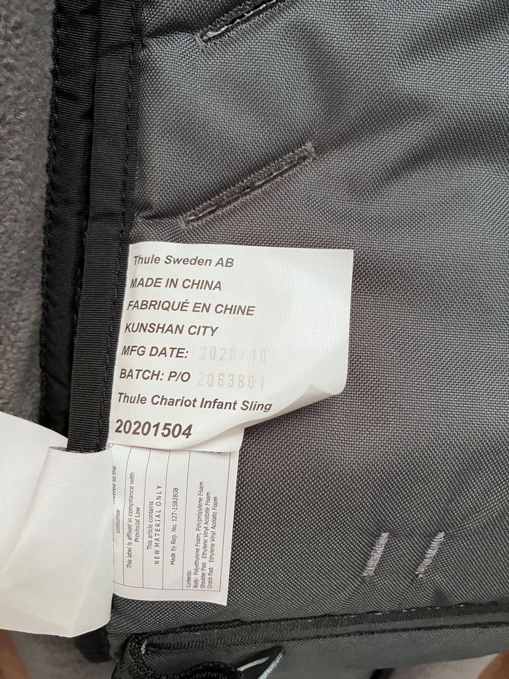 Thule Kinderwagen: Thule Chariot Infant Sling – Gebraucht aus Frauenfeld von andrea211 2