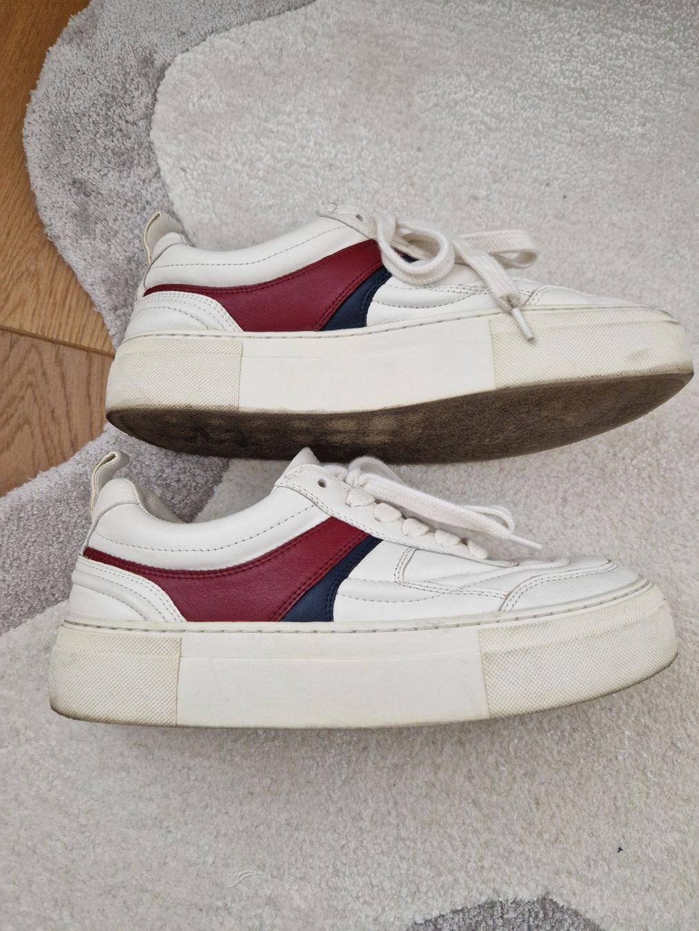 Massimo Dutti Scarpe da donna: Massimo Dutti weisse Plateau Sneakers Gr. 39 – Usato da Erlinsbach SO venduto da ULIKH 9