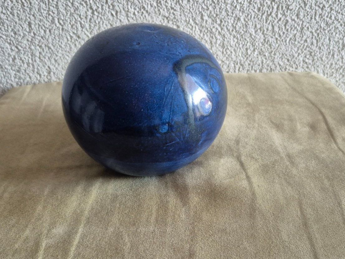Tutte le decorazioni: Blaue Keramikkugel - Schweizer Kunsthandwerk – Usato da Eggersriet venduto da Fredb