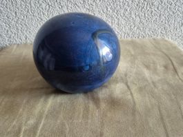 Blaue Keramikkugel - Schweizer Kunsthandwerk
