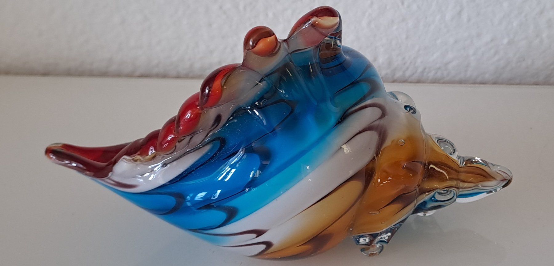 Murano Figuren: Wunderschöne Muschel aus Muranoglas – Gebraucht aus Wallisellen von monbijoux009 1
