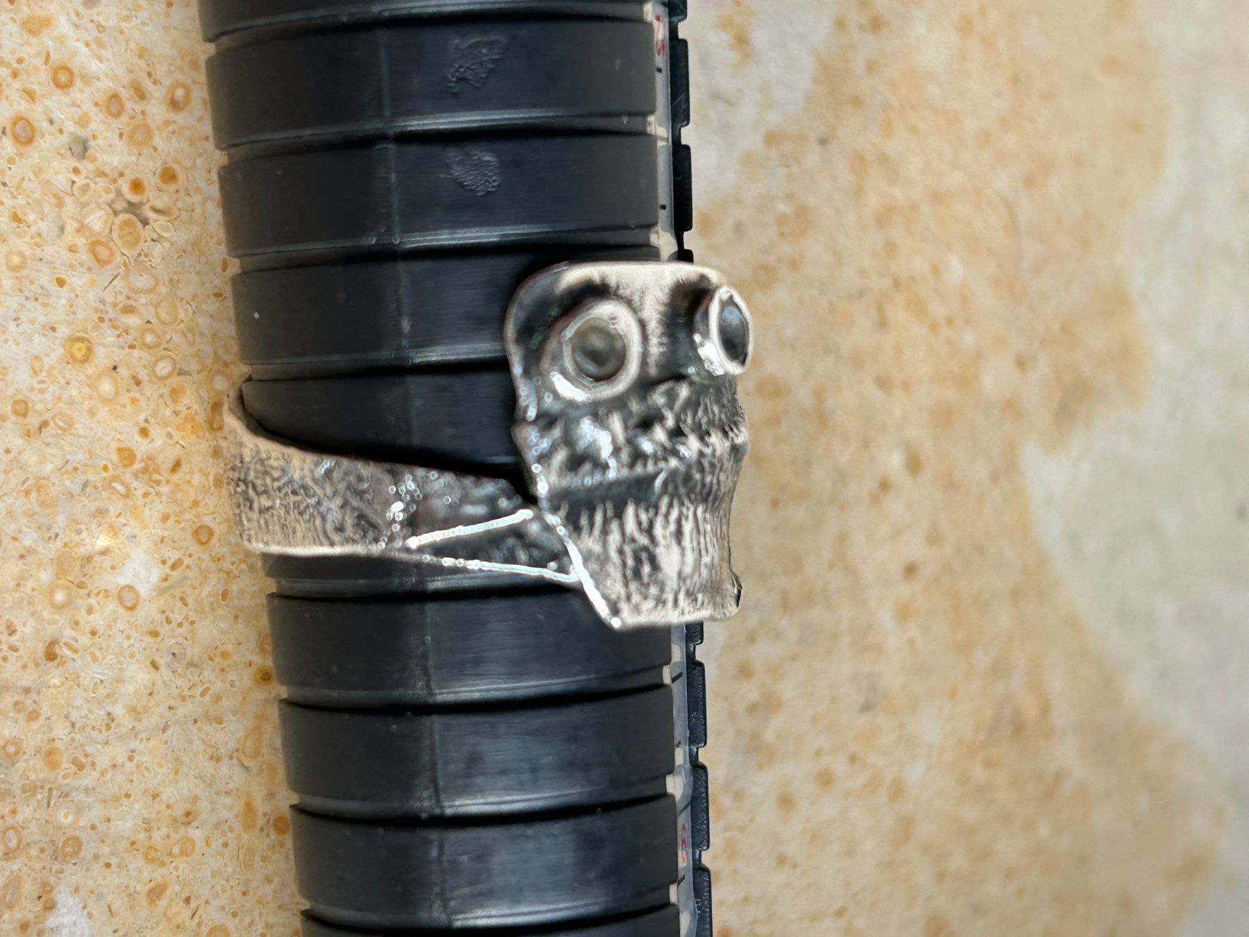 Ringe: Silberring DESIGNER hellblaue Steinli (63) – Gebraucht aus Dittingen von Bijoubelle 6