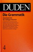Duden 4 Die Grammatik 4. erweiterte Auflage 1984