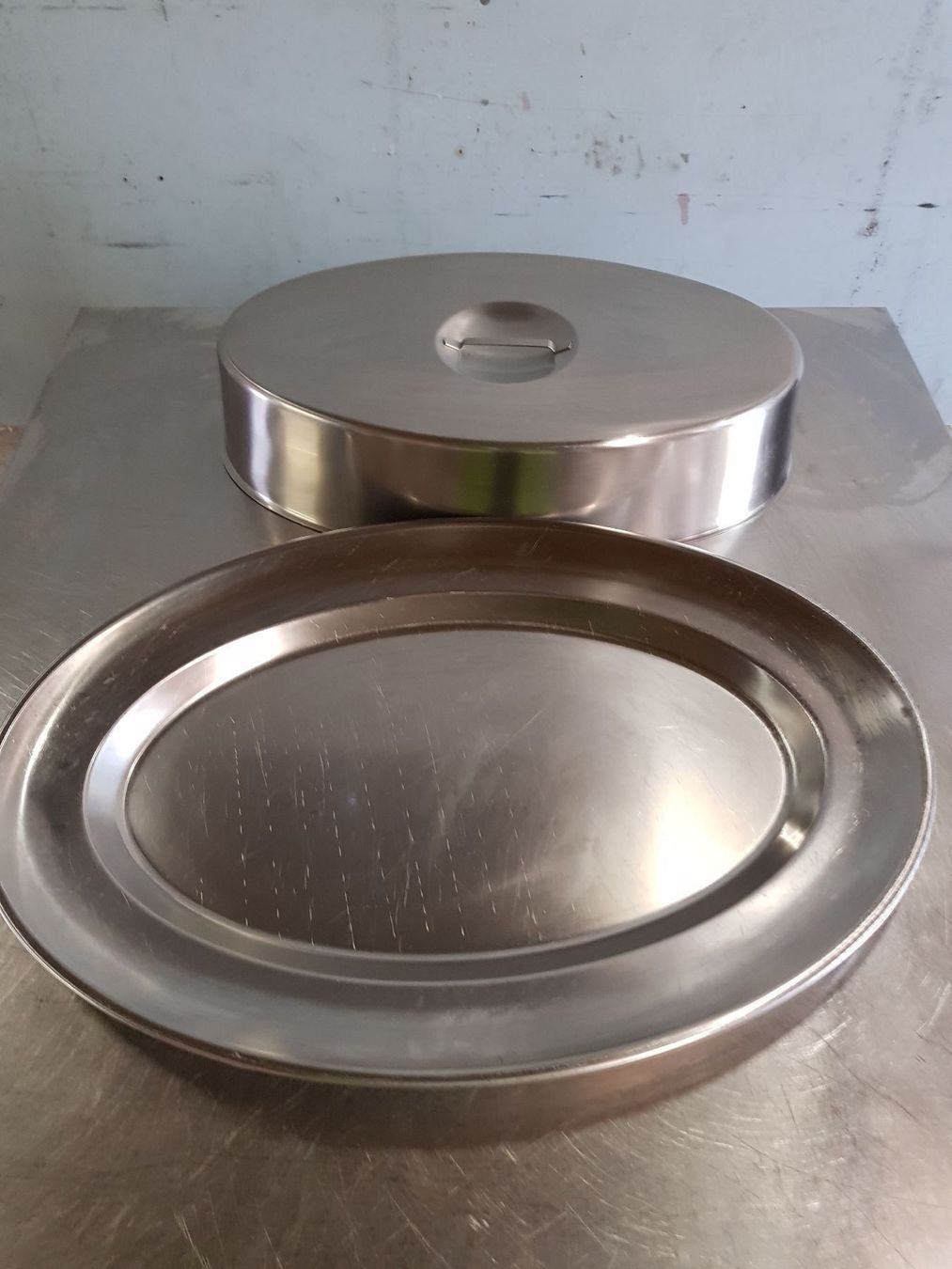 Küchengeräte: Oval Platte mit Deckel #732 – Gebraucht aus Wuppenau von Gastro-Wuppenau 2