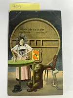 alte Ansichtskarte Bern im Kornhauskeller mit Bär, 1909