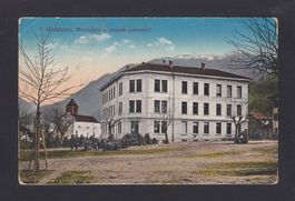 GIUBIASCO, Municipio e scuole comunali, Militär, um 1915