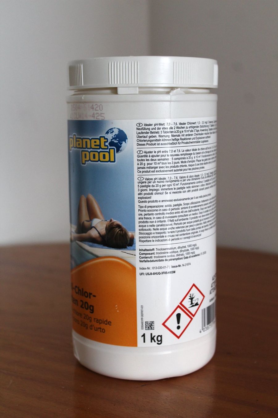 Piscine: Schnell-Chlor-Tabletten, 20 g 1kg – Usato da Locarno venduto da fripui 2
